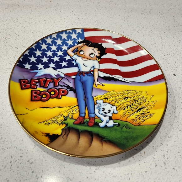 Danbury Mint Other - Betty Boop Collector Plate " Stars and Stripes Forever "